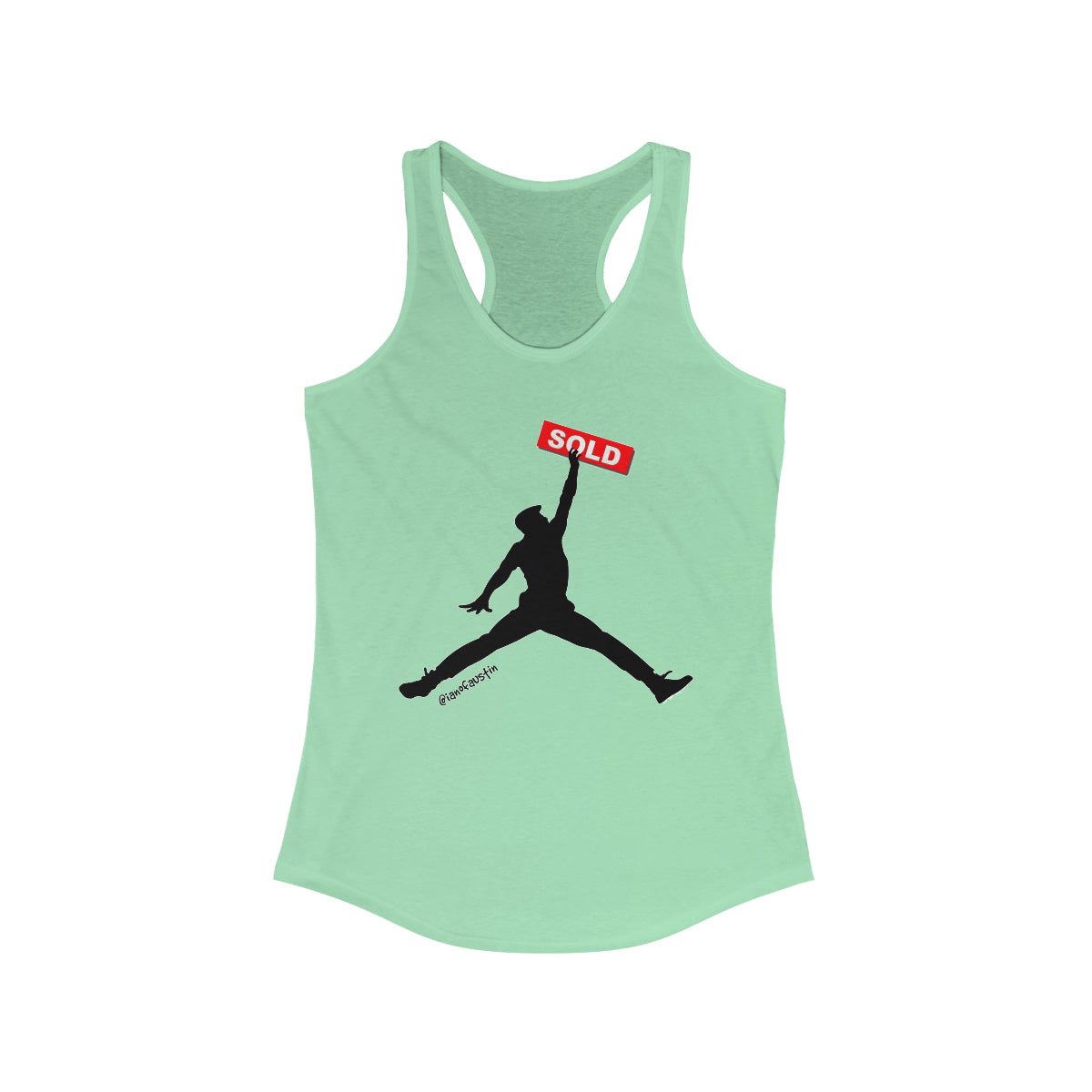 Jumpman Realtor Women's Ideal Racerback Tank ianofaustin - Tank Top | ShirtyAgents