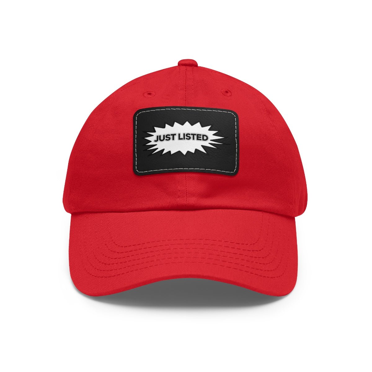Just Listed Hat with Leather Patch - Hats | ShirtyAgents