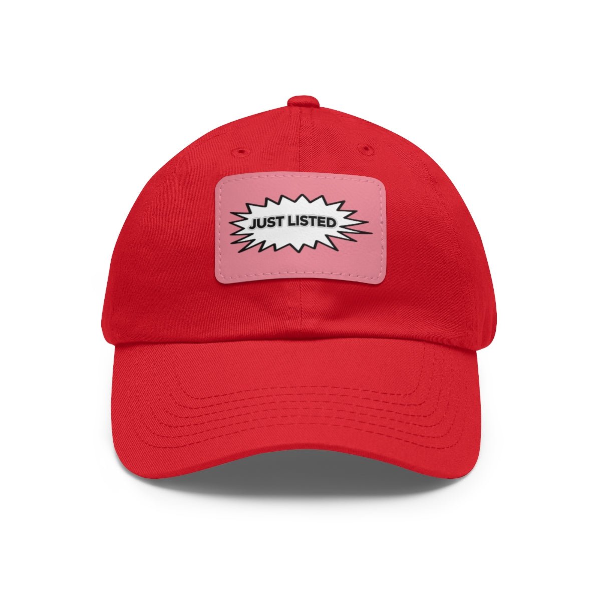 Just Listed Hat with Leather Patch - Hats | ShirtyAgents