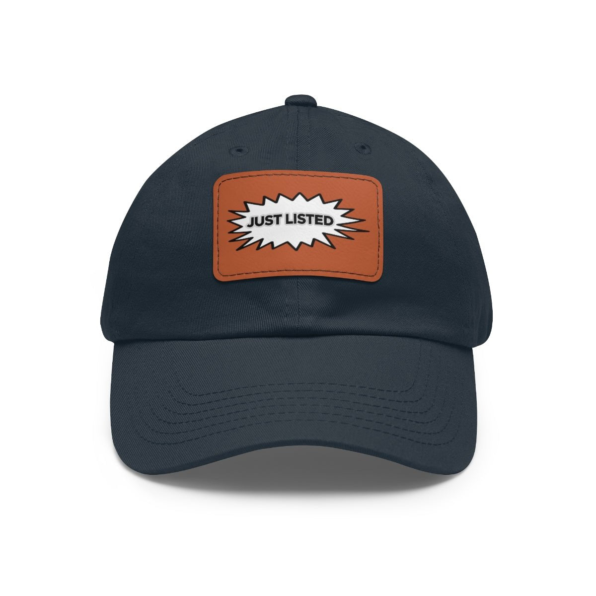 Just Listed Hat with Leather Patch - Hats | ShirtyAgents