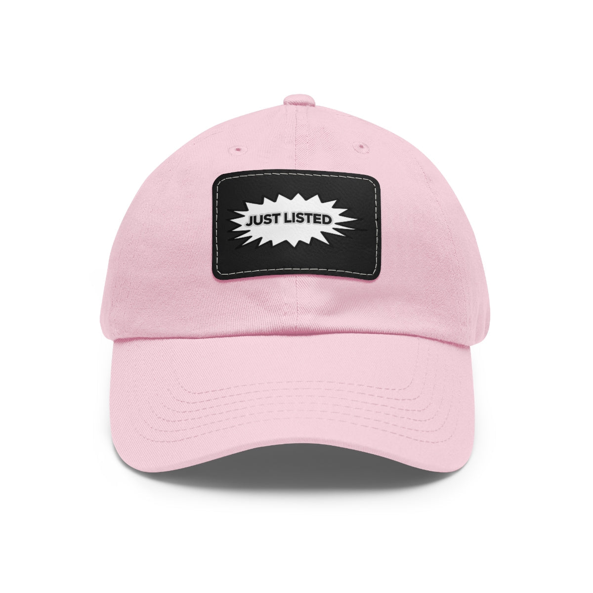Just Listed Hat with Leather Patch - Hats | ShirtyAgents