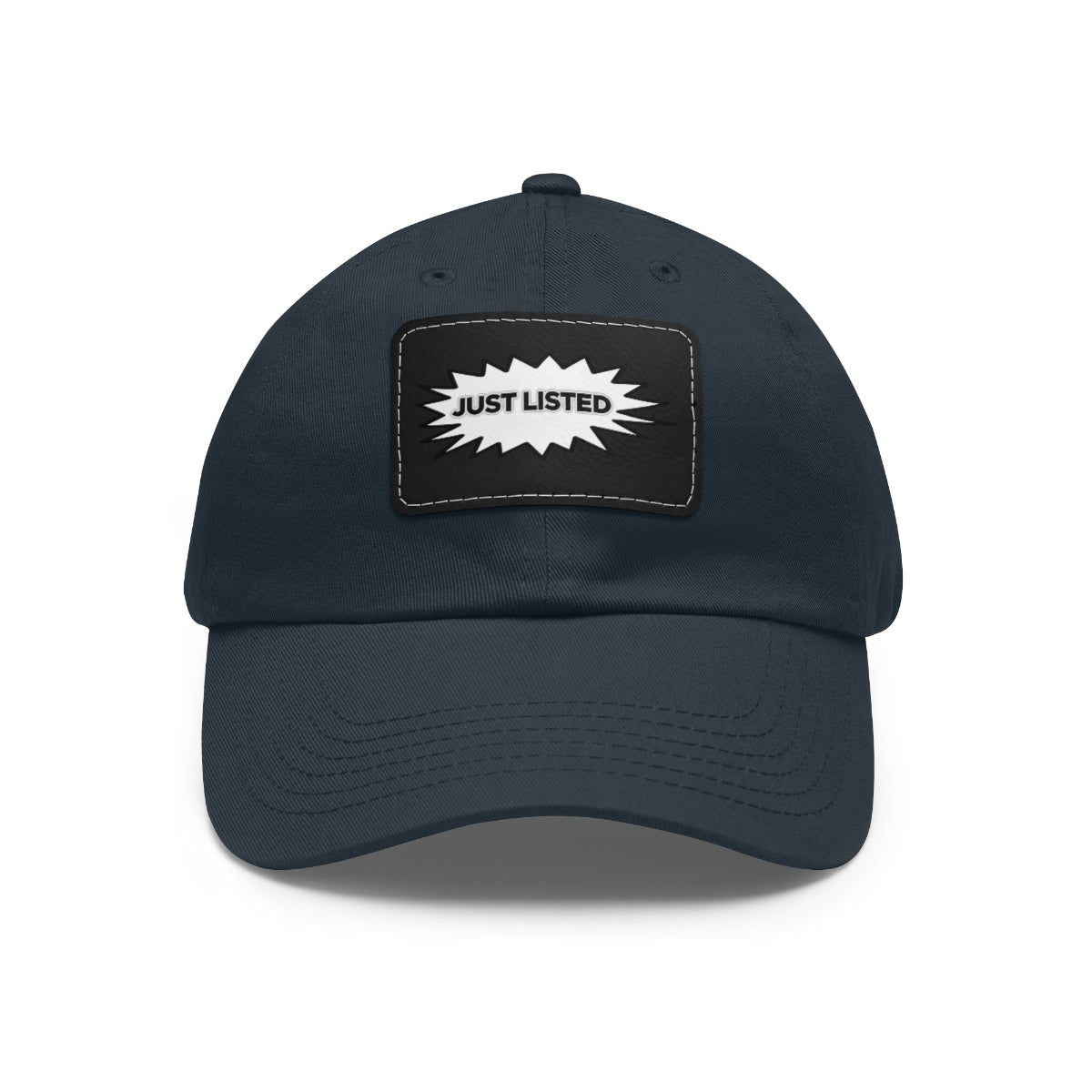 Just Listed Hat with Leather Patch - Hats | ShirtyAgents