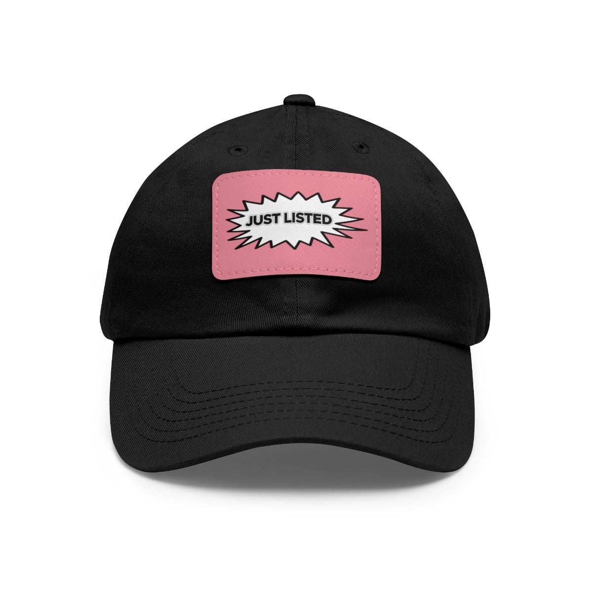 Just Listed Hat with Leather Patch - Hats | ShirtyAgents