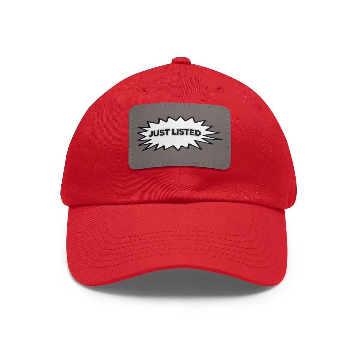 Just Listed Hat with Leather Patch - Hats | ShirtyAgents