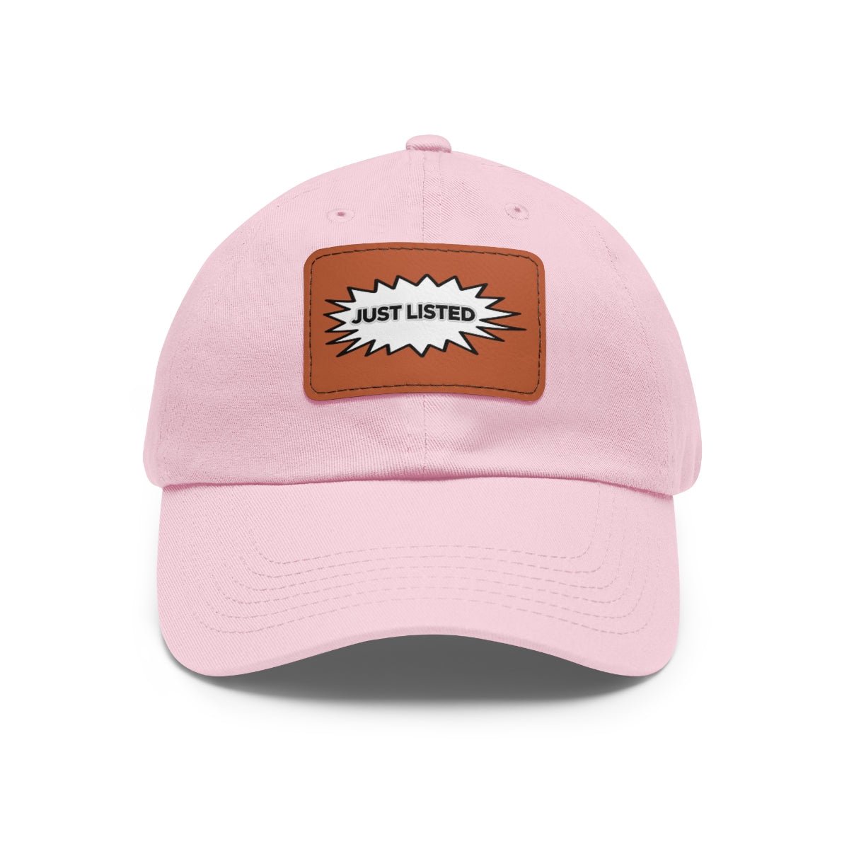 Just Listed Hat with Leather Patch - Hats | ShirtyAgents