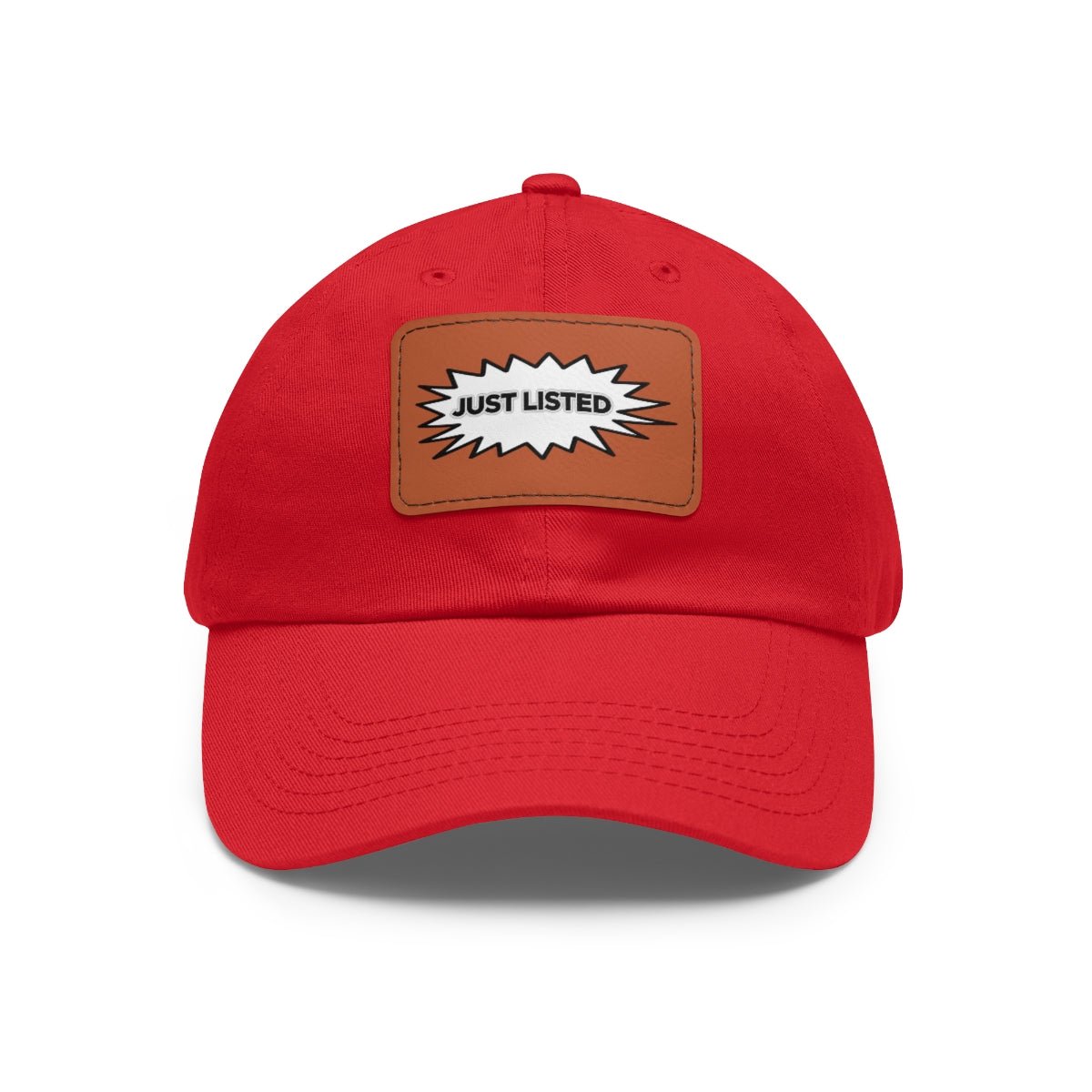 Just Listed Hat with Leather Patch - Hats | ShirtyAgents