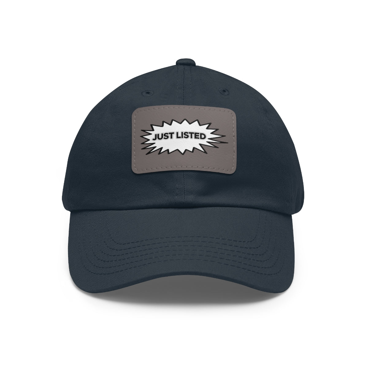 Just Listed Hat with Leather Patch - Hats | ShirtyAgents