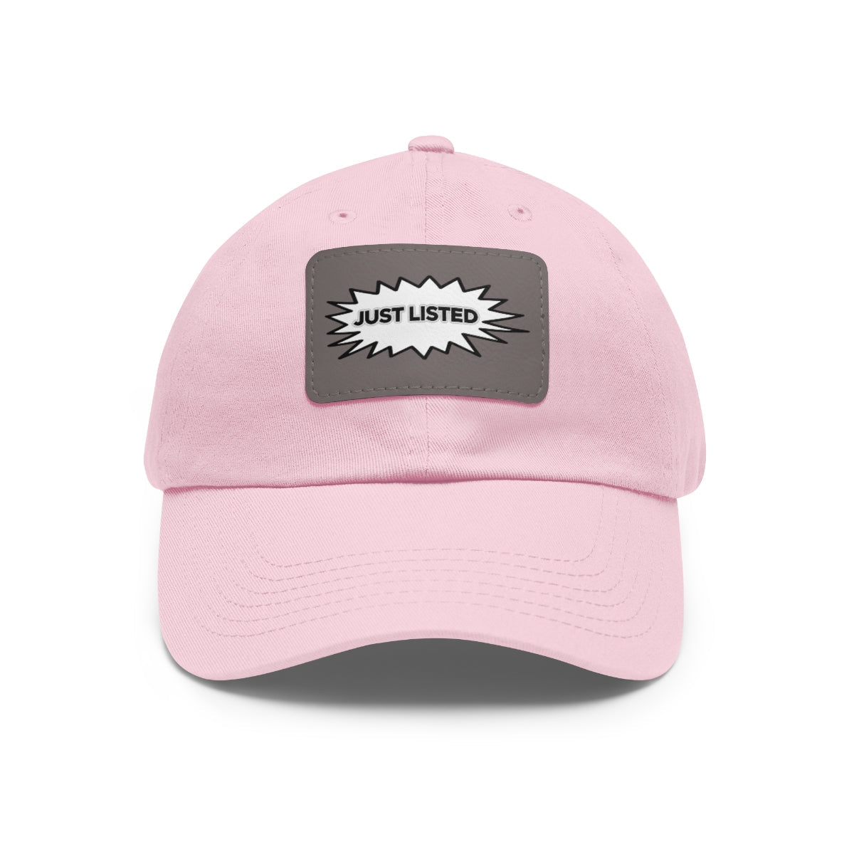 Just Listed Hat with Leather Patch - Hats | ShirtyAgents