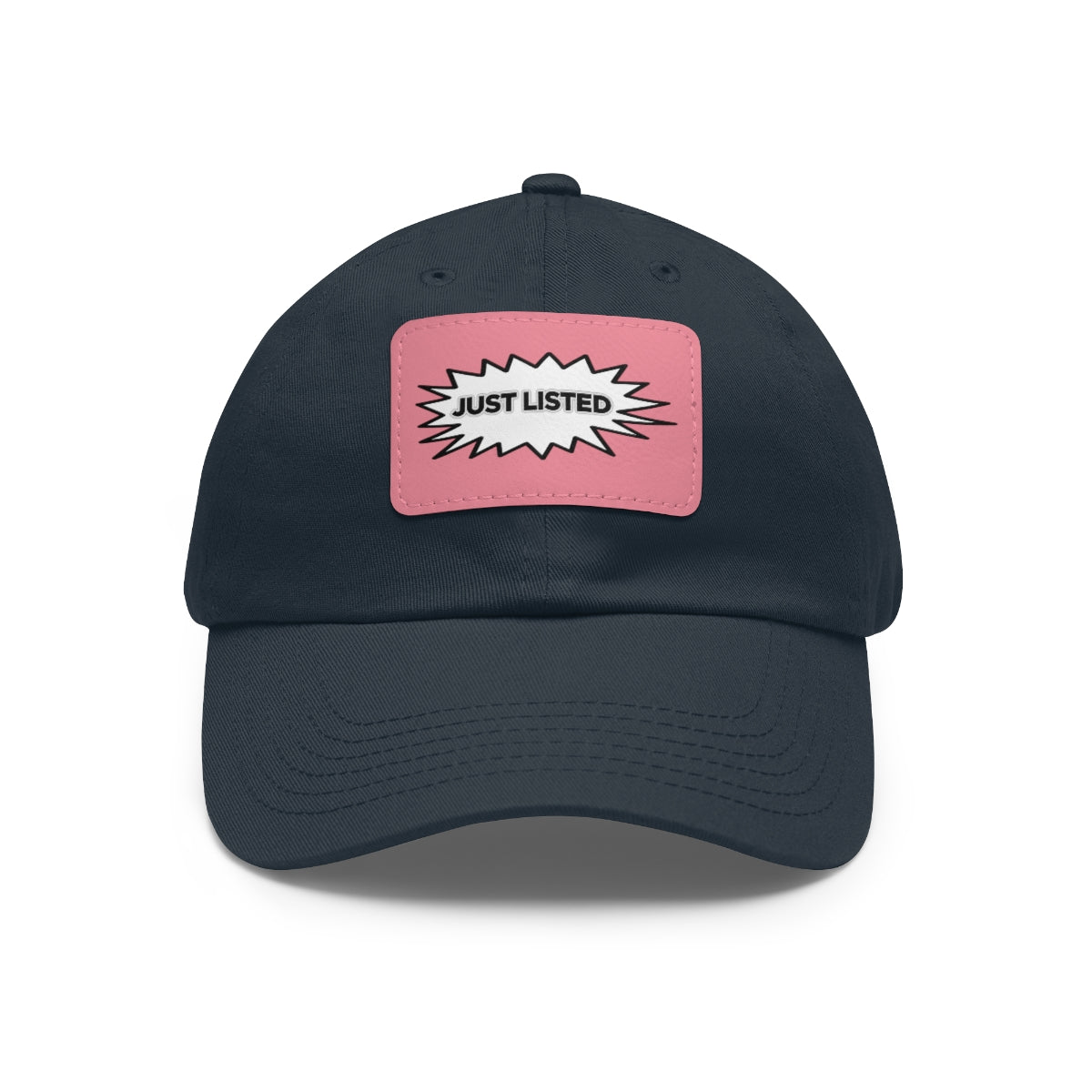 Just Listed Hat with Leather Patch - Hats | ShirtyAgents
