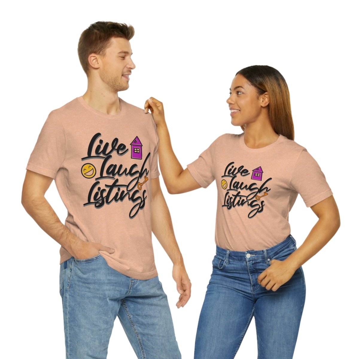 Live. Laugh. Listings. – The Realtor’s Mantra Tee - T-Shirt | ShirtyAgents