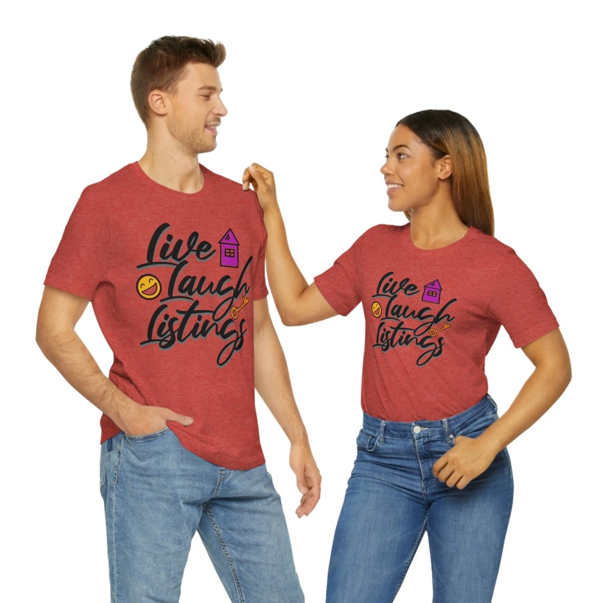 Live. Laugh. Listings. – The Realtor’s Mantra Tee - T-Shirt | ShirtyAgents