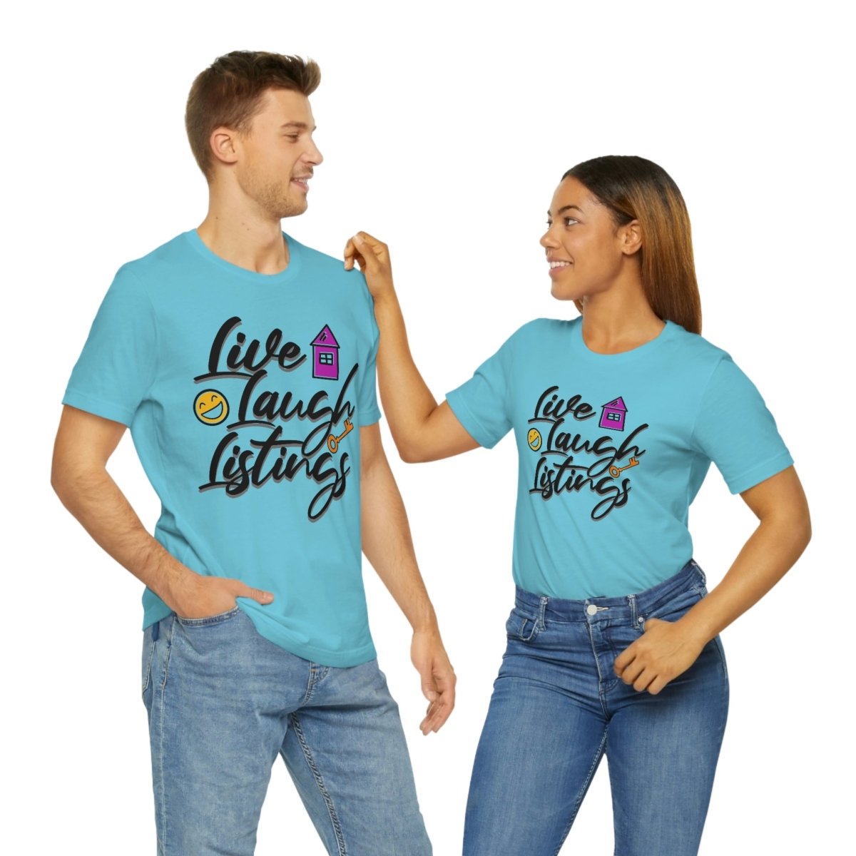 Live. Laugh. Listings. – The Realtor’s Mantra Tee - T-Shirt | ShirtyAgents
