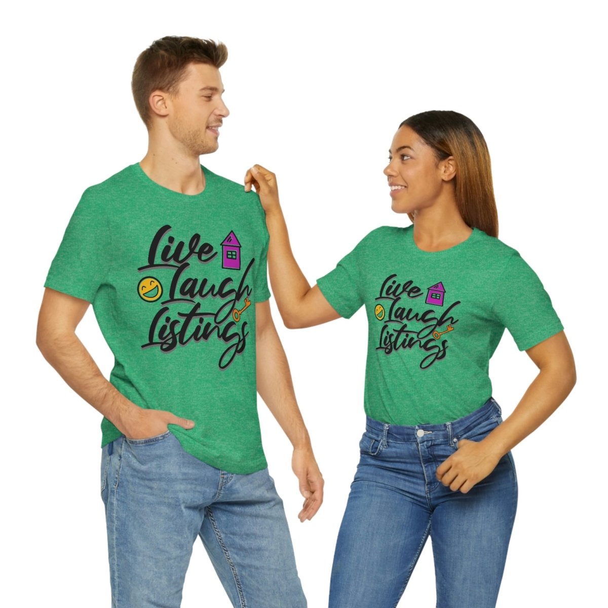 Live. Laugh. Listings. – The Realtor’s Mantra Tee - T-Shirt | ShirtyAgents