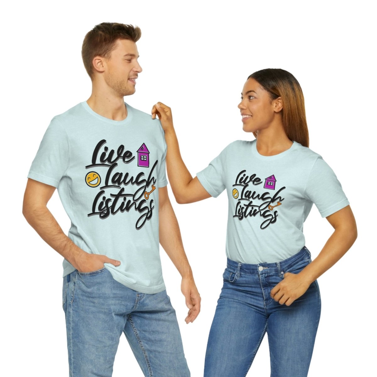 Live. Laugh. Listings. – The Realtor’s Mantra Tee - T-Shirt | ShirtyAgents
