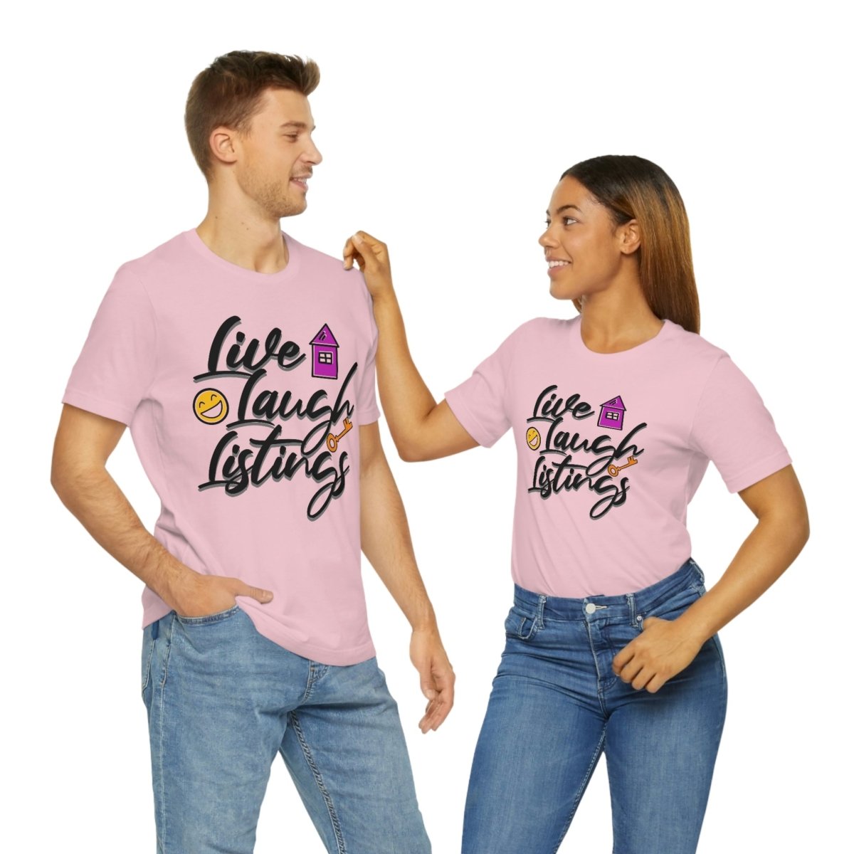 Live. Laugh. Listings. – The Realtor’s Mantra Tee - T-Shirt | ShirtyAgents
