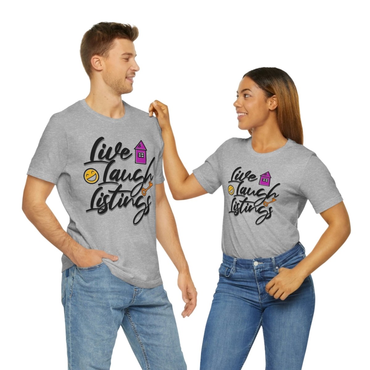 Live. Laugh. Listings. – The Realtor’s Mantra Tee - T-Shirt | ShirtyAgents