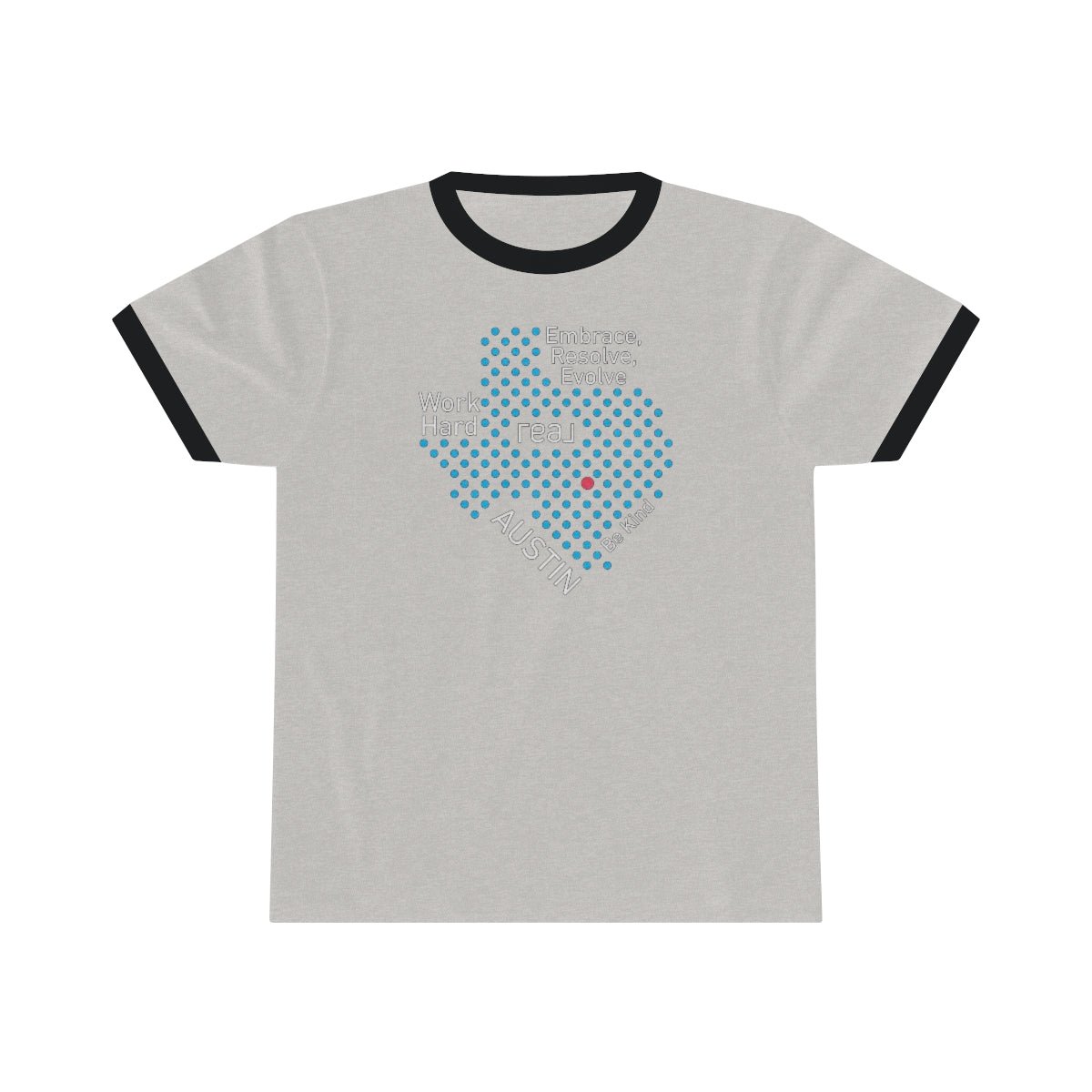 REAL Austin Texas Ringer Tee - T-Shirt | ShirtyAgents