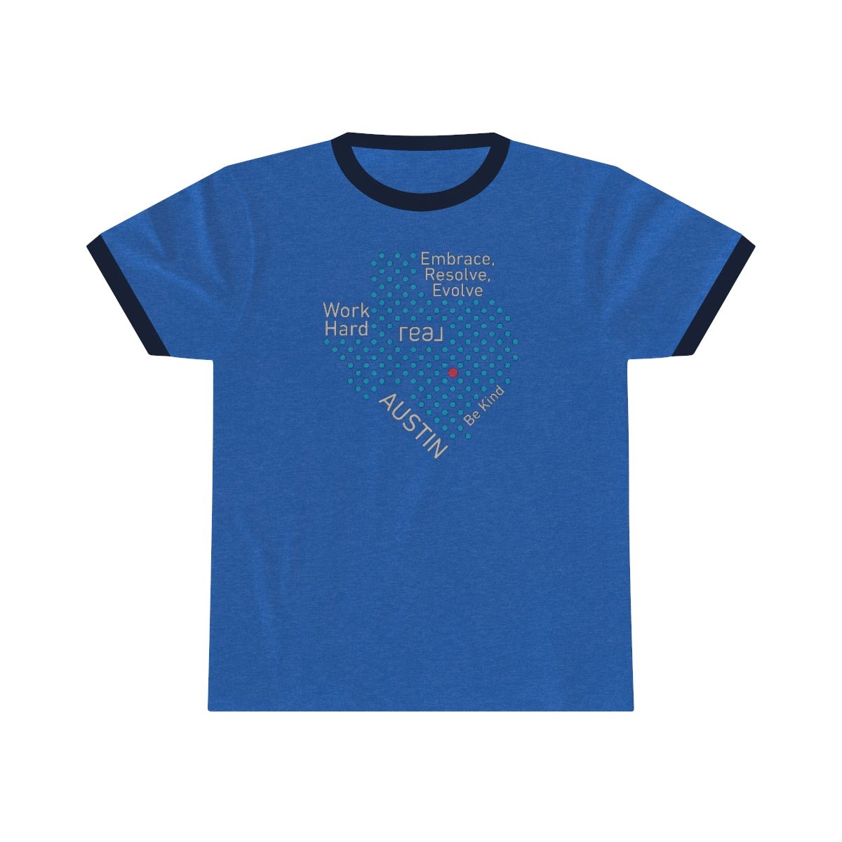 REAL Austin Texas Ringer Tee - T-Shirt | ShirtyAgents