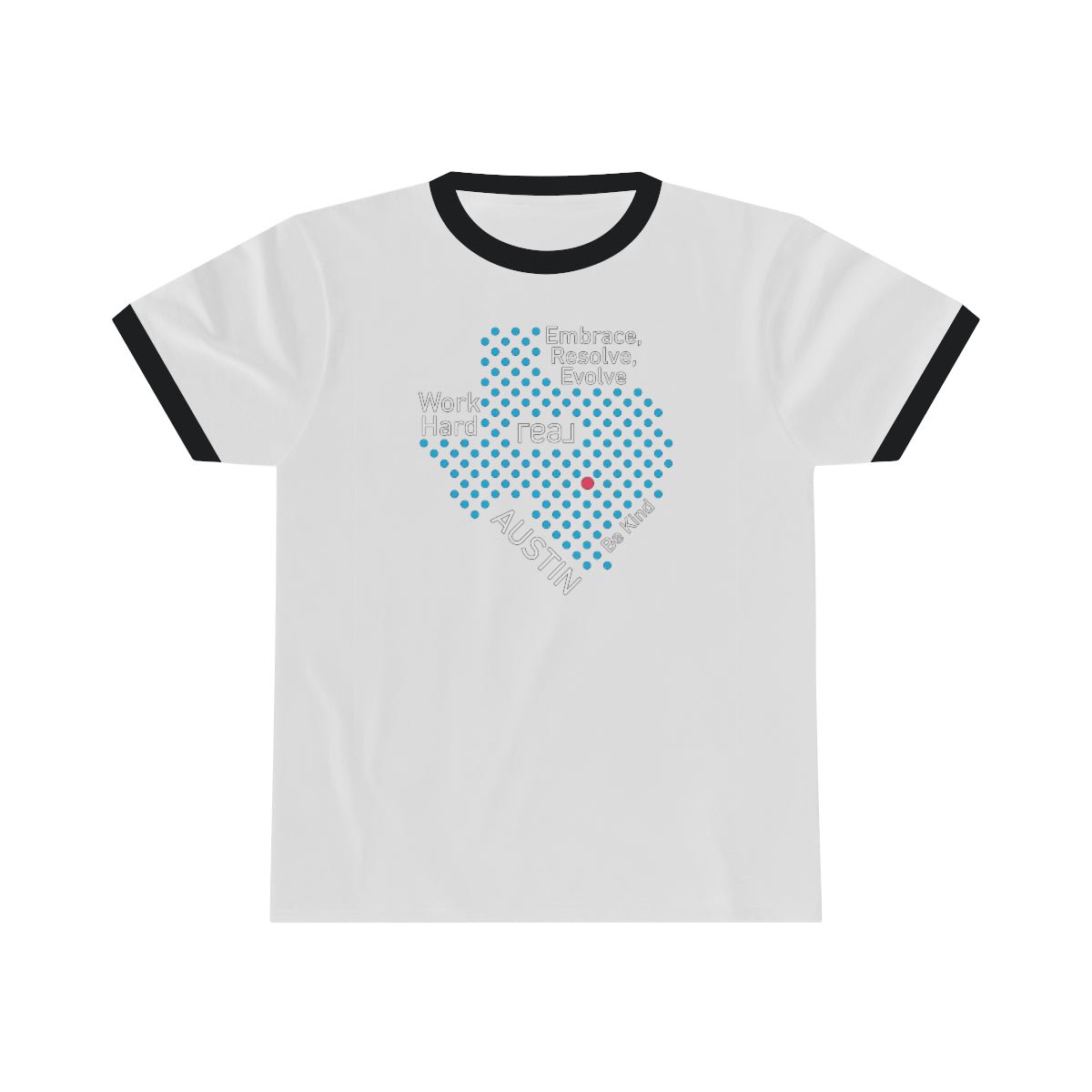 REAL Austin Texas Ringer Tee - T-Shirt | ShirtyAgents
