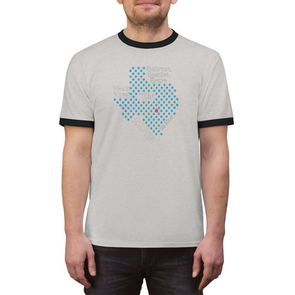 REAL Austin Texas Ringer Tee - T-Shirt | ShirtyAgents