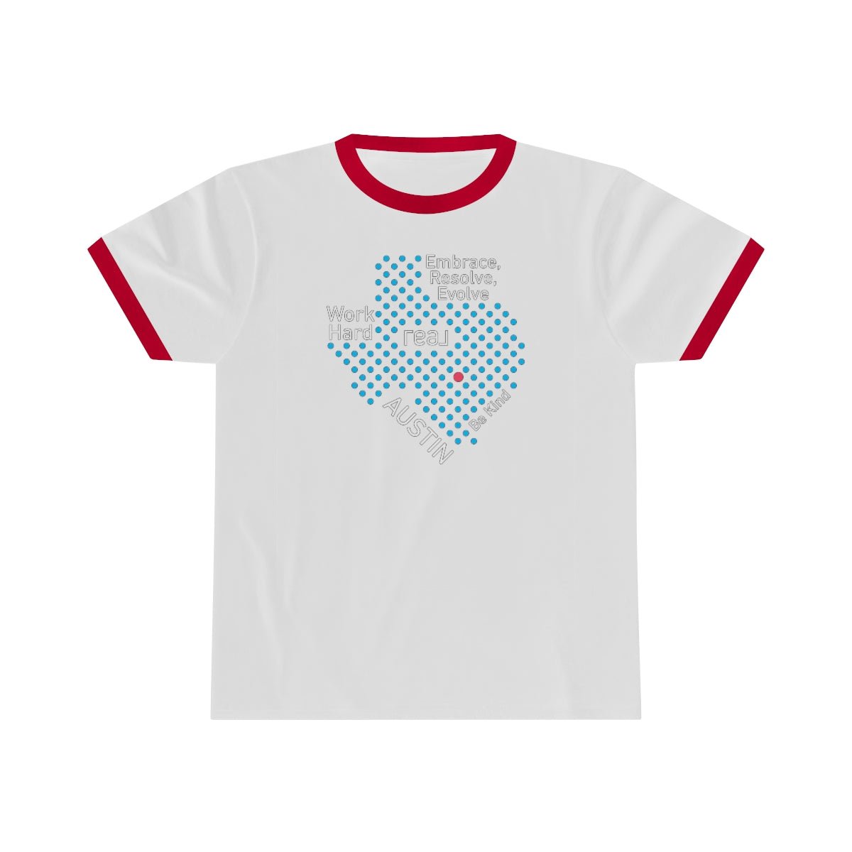 REAL Austin Texas Ringer Tee - T-Shirt | ShirtyAgents