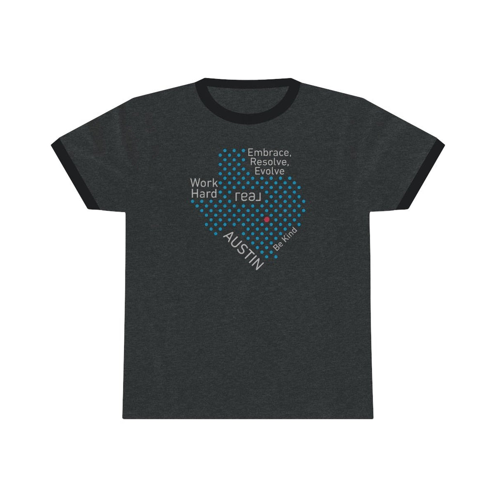 REAL Austin Texas Ringer Tee - T-Shirt | ShirtyAgents