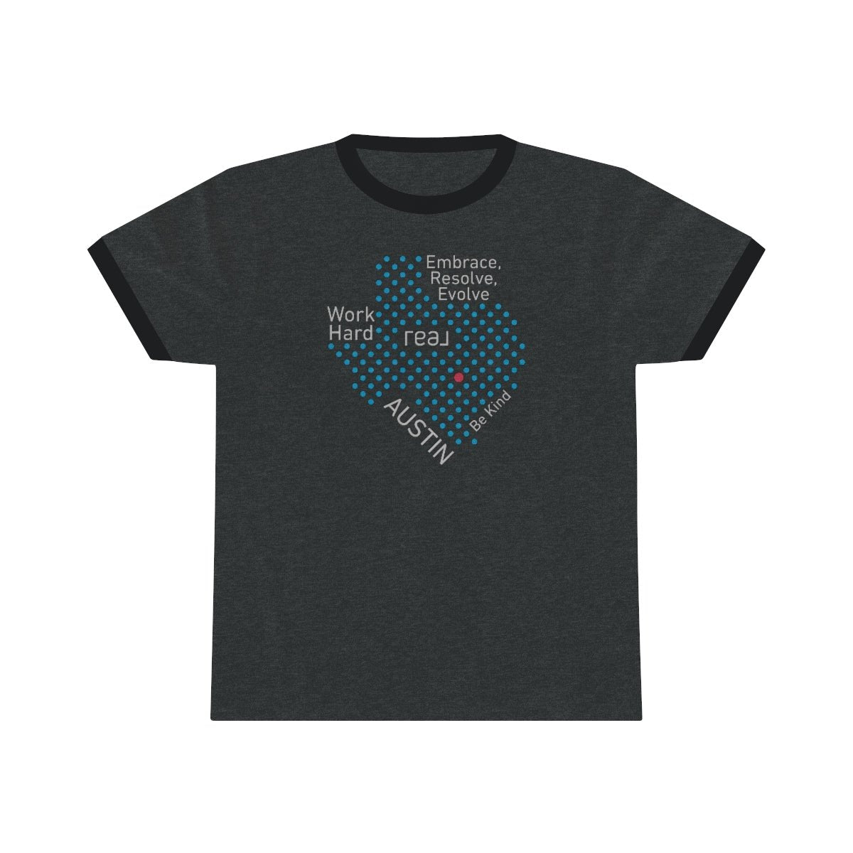 REAL Austin Texas Ringer Tee - T-Shirt | ShirtyAgents