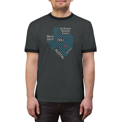REAL Austin Texas Ringer Tee - T-Shirt | ShirtyAgents