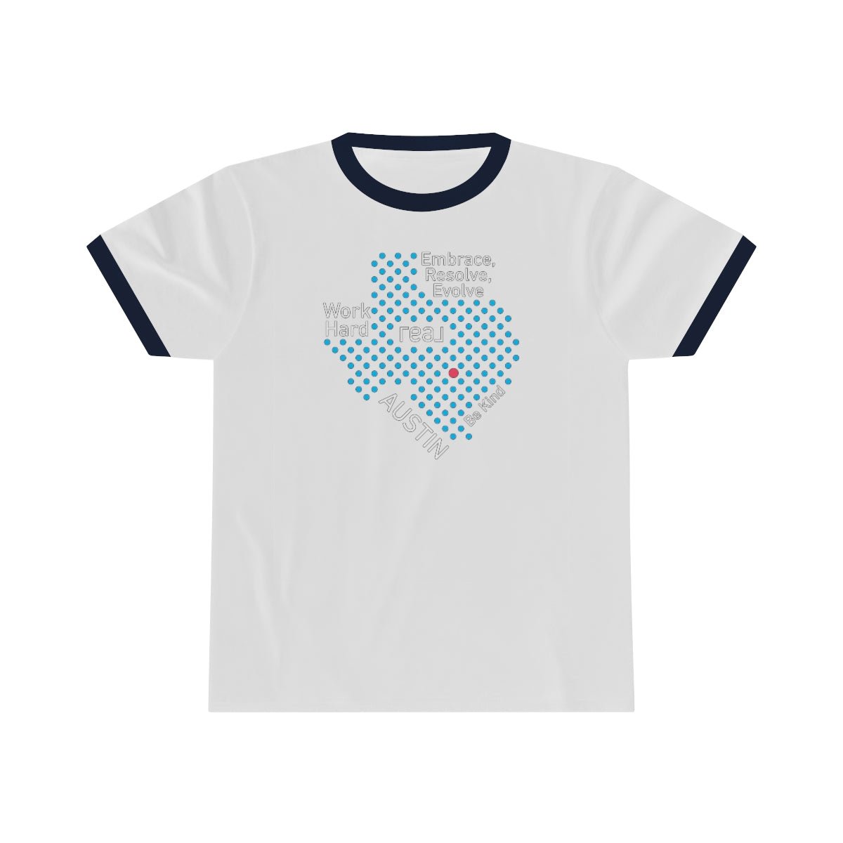 REAL Austin Texas Ringer Tee - T-Shirt | ShirtyAgents