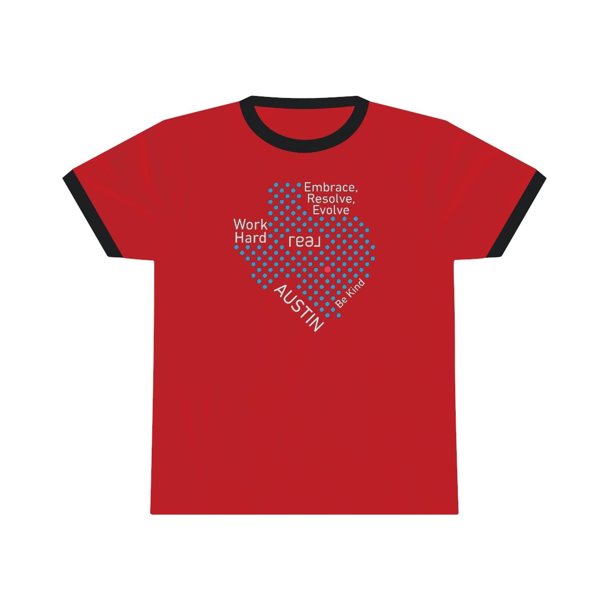 REAL Austin Texas Ringer Tee - T-Shirt | ShirtyAgents