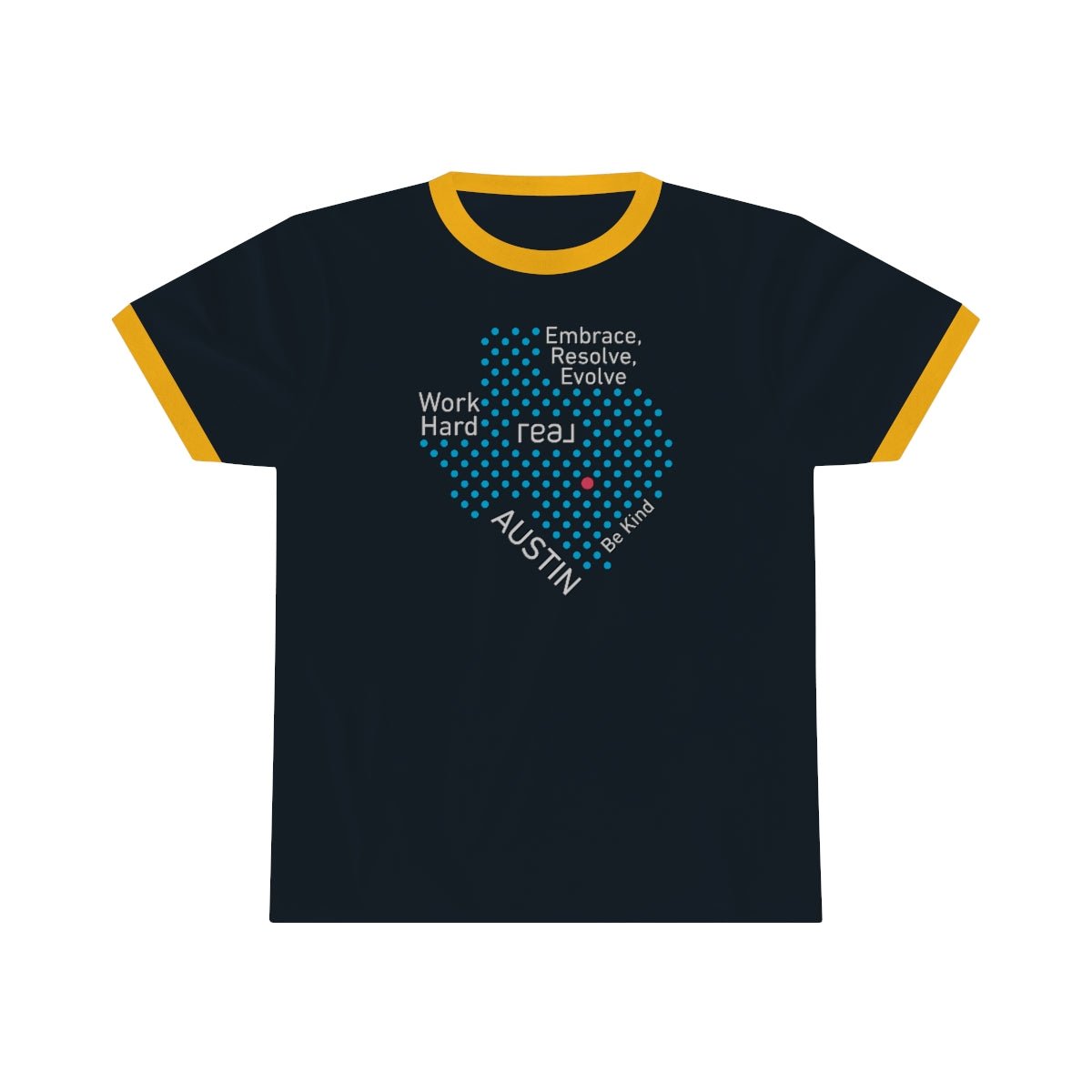 REAL Austin Texas Ringer Tee - T-Shirt | ShirtyAgents
