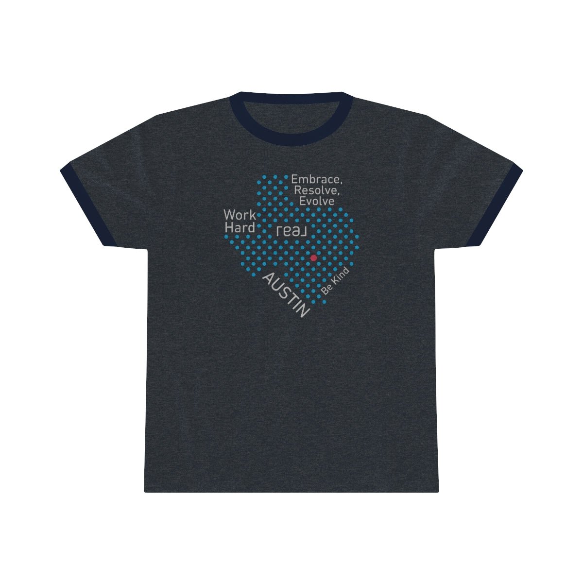 REAL Austin Texas Ringer Tee - T-Shirt | ShirtyAgents
