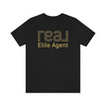REAL Elite Agent Outline Gold | Classic Tee - T-Shirt | ShirtyAgents