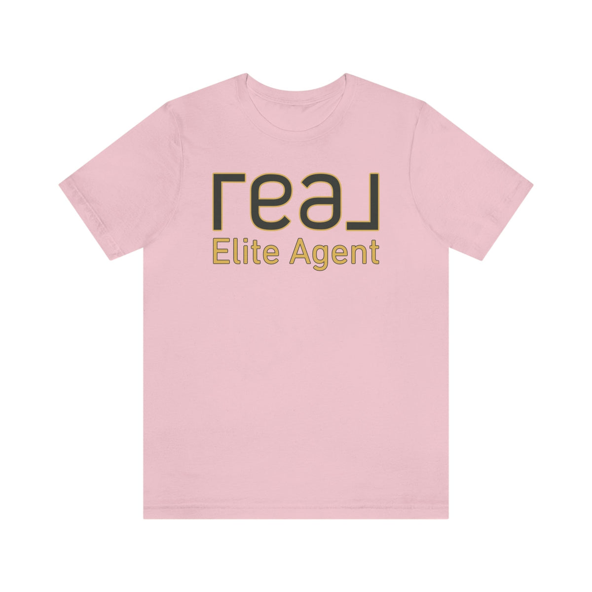REAL Elite Agent Outline Gold | Classic Tee - T-Shirt | ShirtyAgents