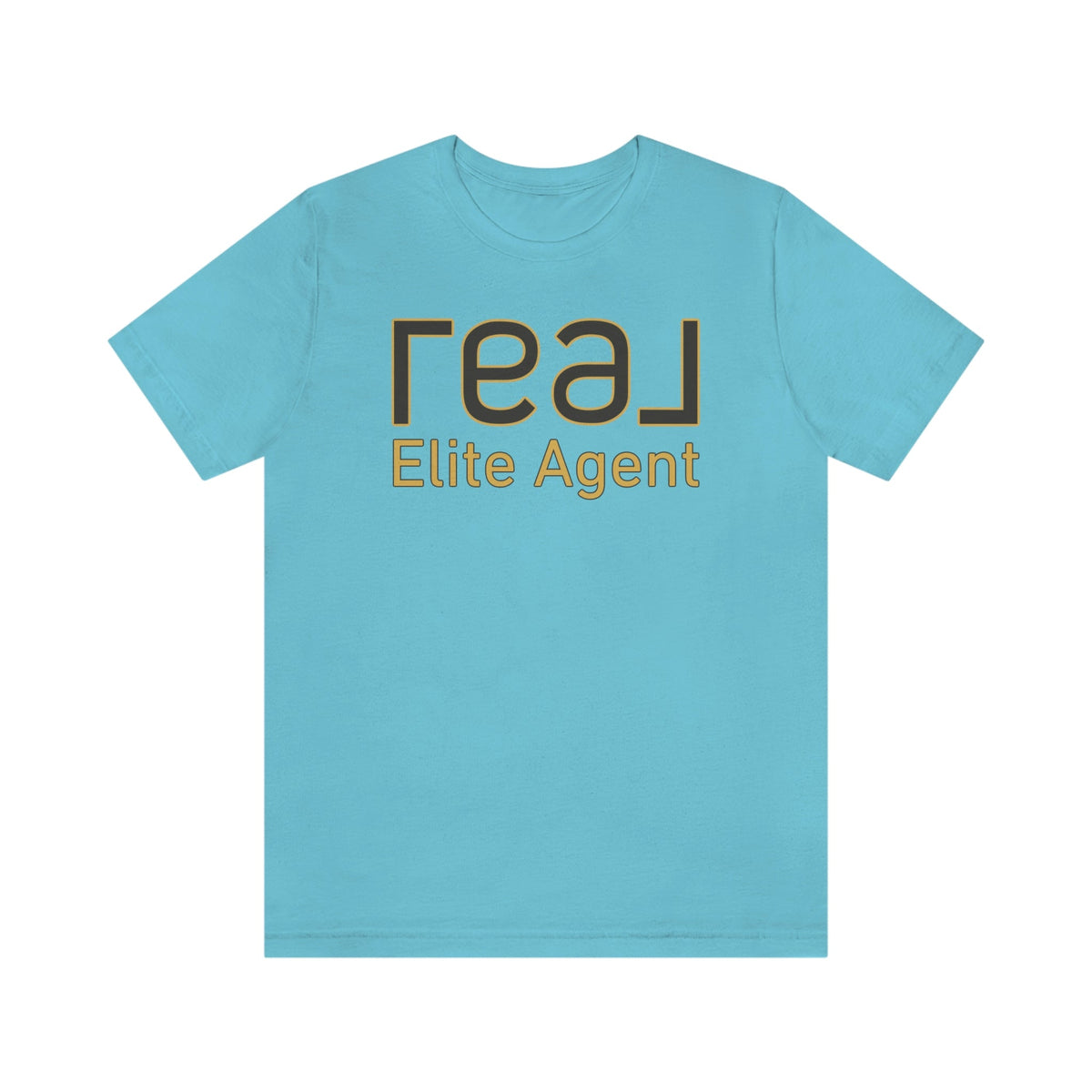 REAL Elite Agent Outline Gold | Classic Tee - T-Shirt | ShirtyAgents