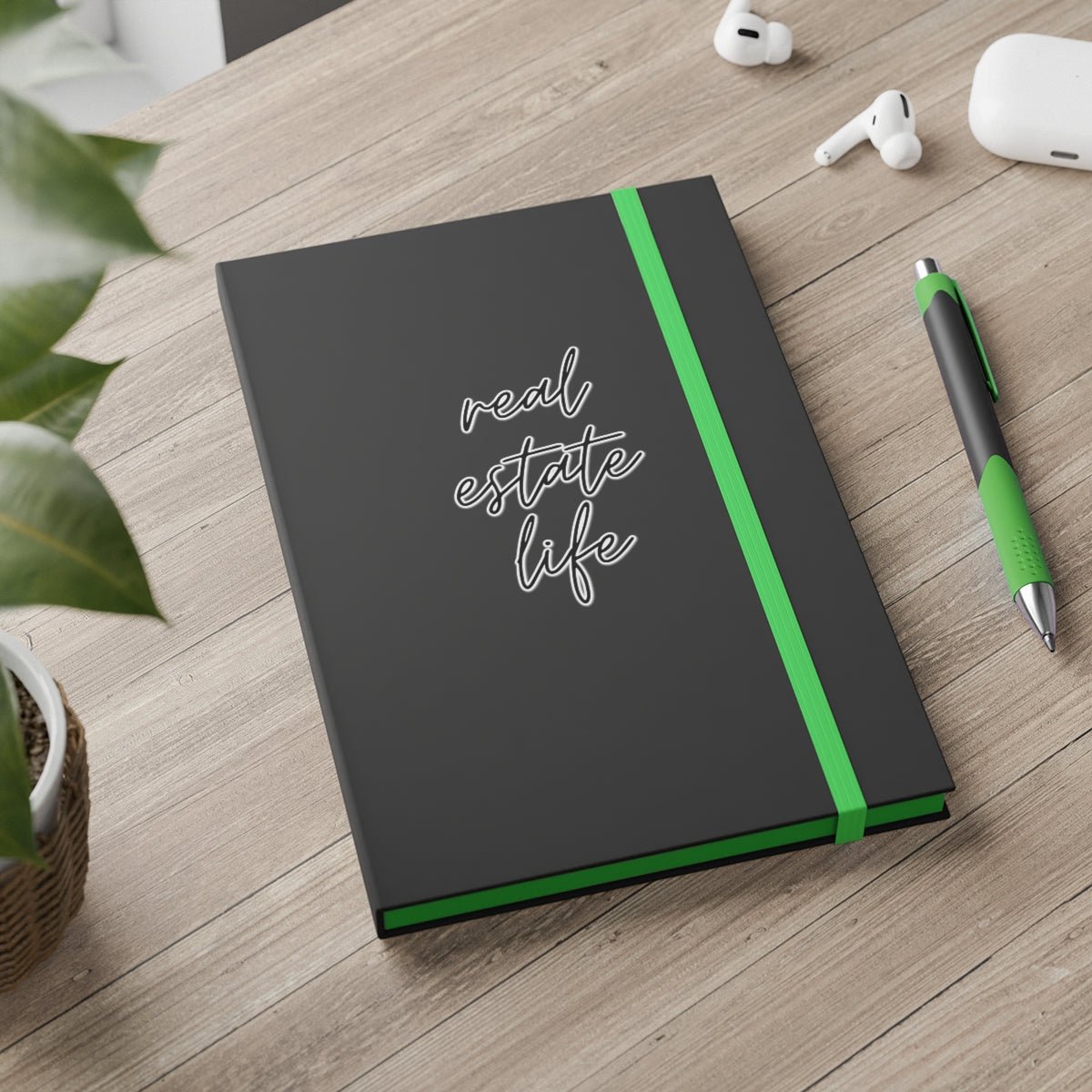 Real Estate Life Elegant Ruled Notebook - Paper products | ShirtyAgents