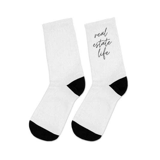 Real Estate Life Elegant Socks - All Over Prints | ShirtyAgents