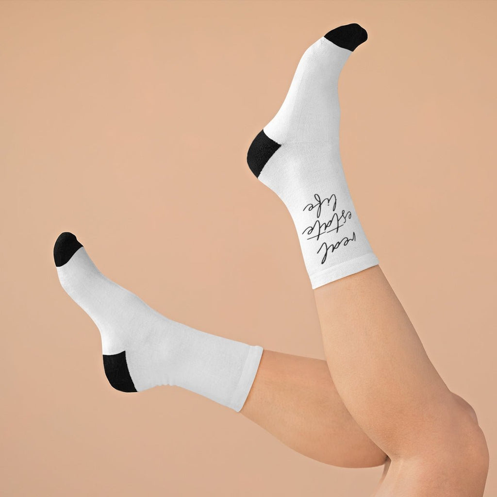 Real Estate Life Elegant Socks - All Over Prints | ShirtyAgents