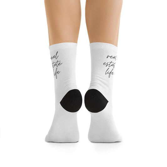 Real Estate Life Elegant Socks - All Over Prints | ShirtyAgents