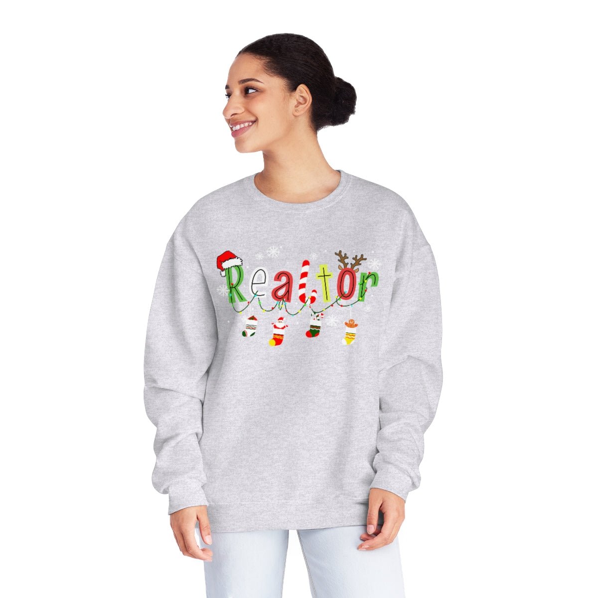 Realtor Christmas Sweatshirt - Sweatshirt | ShirtyAgents