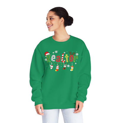 Realtor Christmas Sweatshirt - Sweatshirt | ShirtyAgents