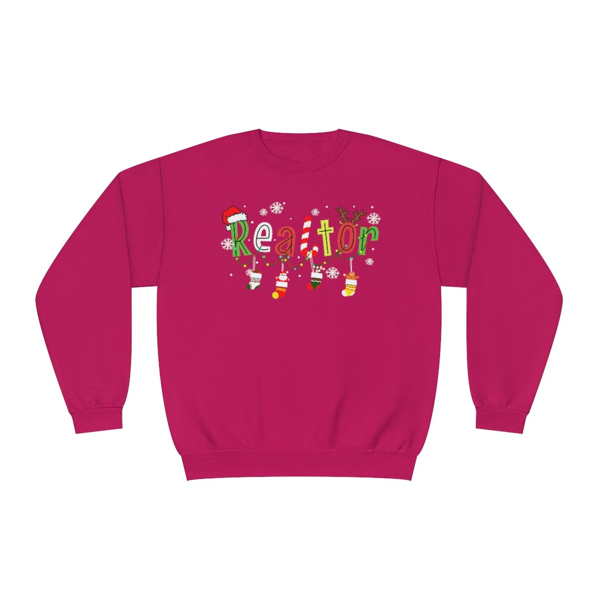 Realtor Christmas Sweatshirt - Sweatshirt | ShirtyAgents