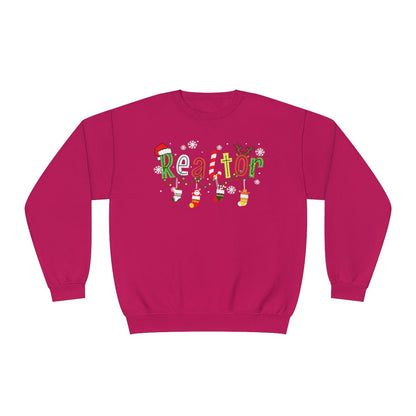 Realtor Christmas Sweatshirt - Sweatshirt | ShirtyAgents