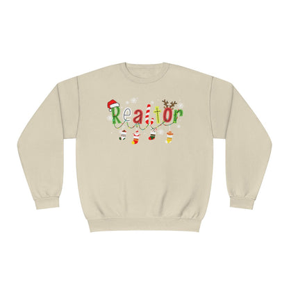 Realtor Christmas Sweatshirt - Sweatshirt | ShirtyAgents