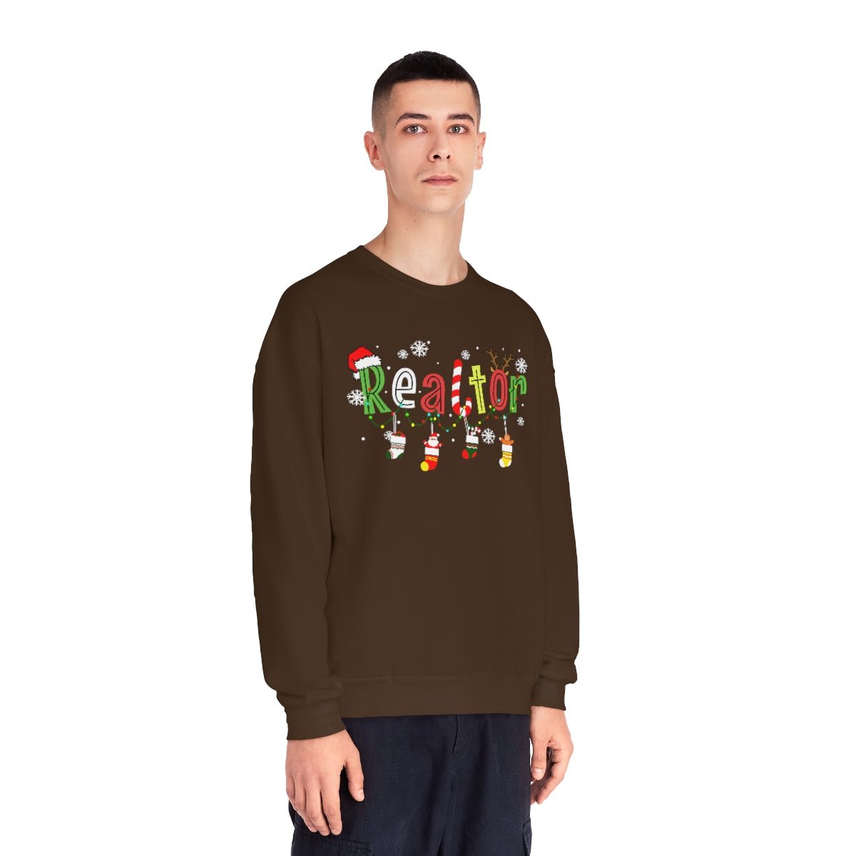 Realtor Christmas Sweatshirt - Sweatshirt | ShirtyAgents