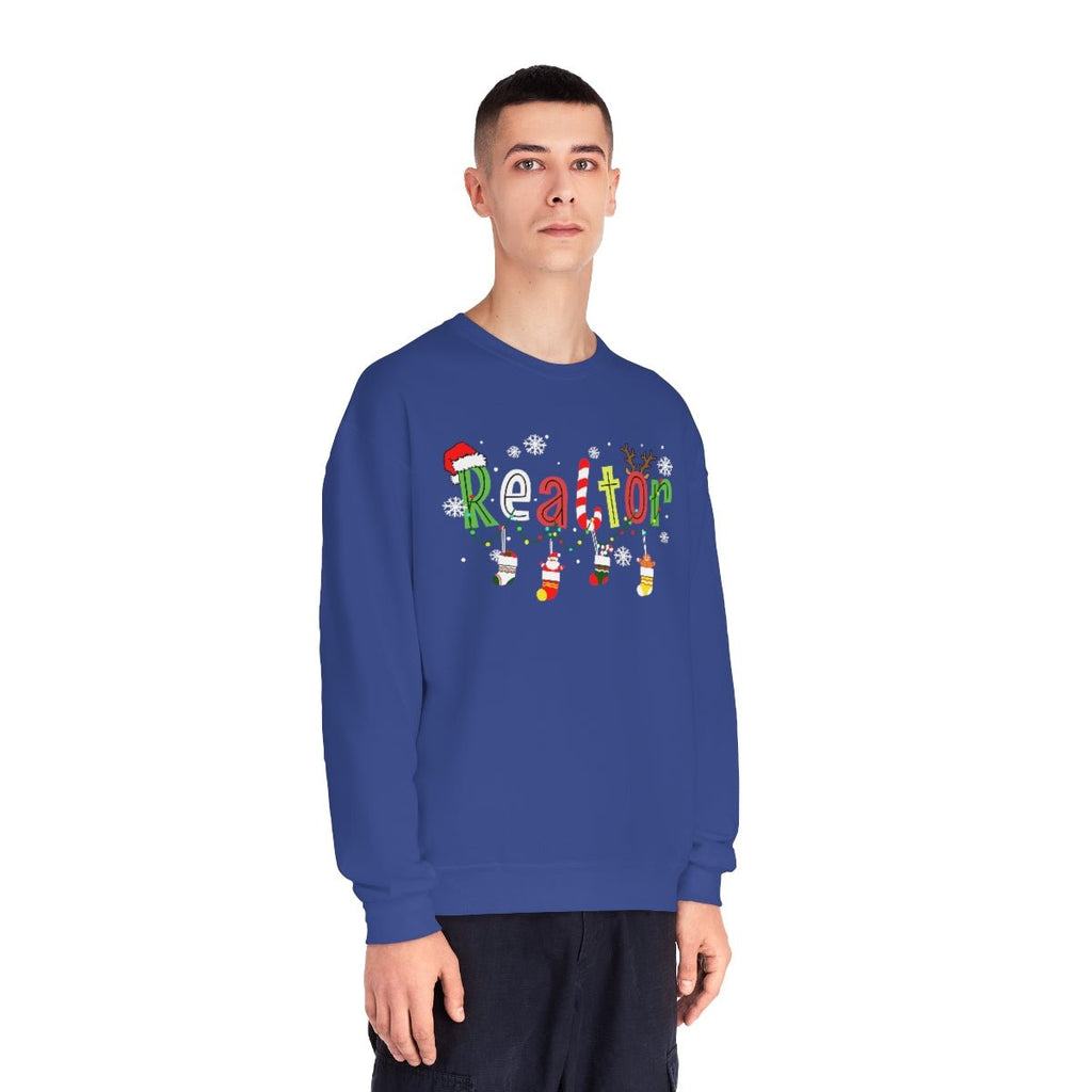 Realtor Christmas Sweatshirt - Sweatshirt | ShirtyAgents