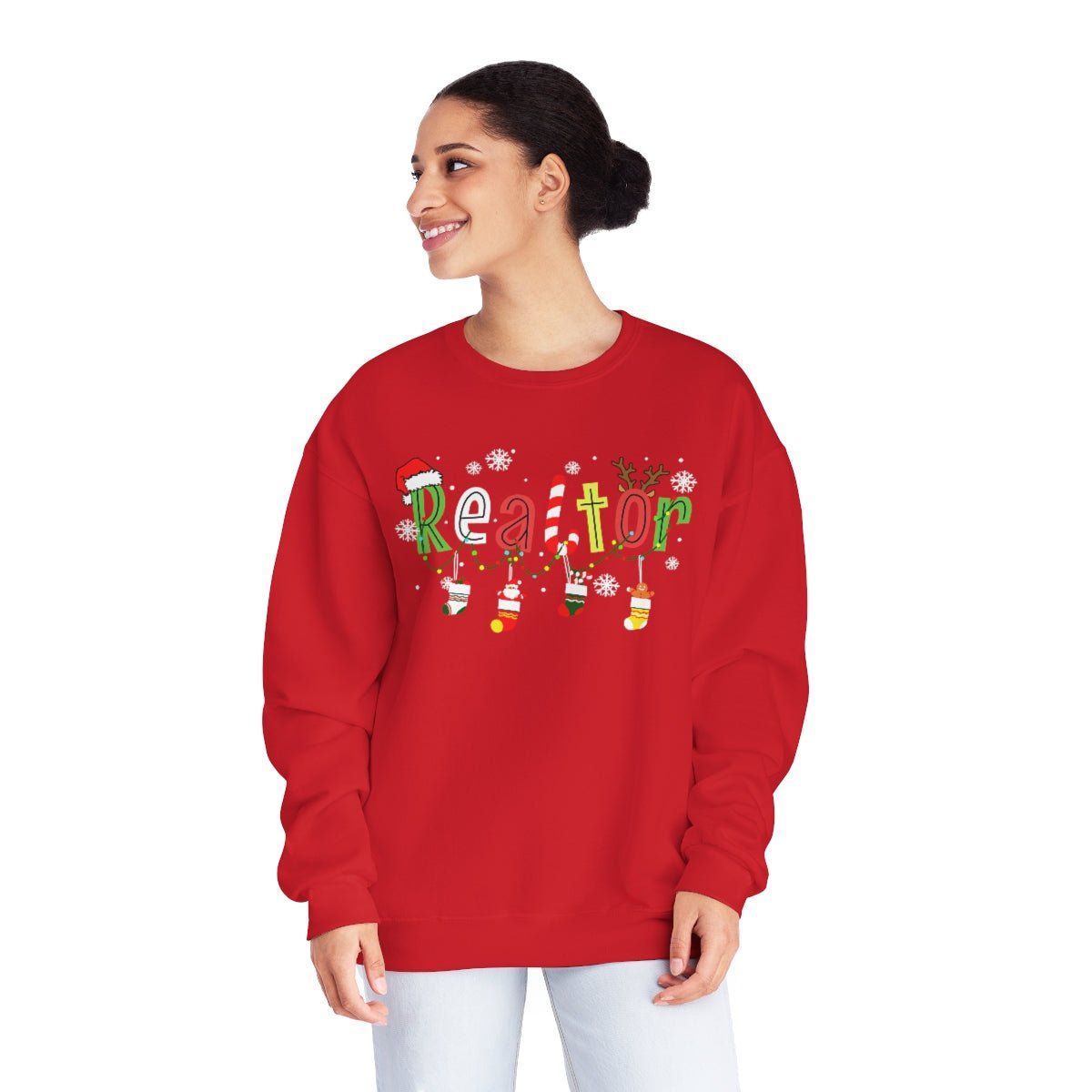Realtor Christmas Sweatshirt - Sweatshirt | ShirtyAgents