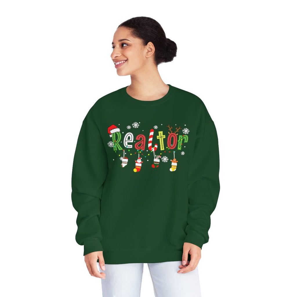Realtor Christmas Sweatshirt - Sweatshirt | ShirtyAgents