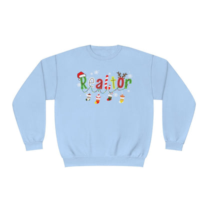 Realtor Christmas Sweatshirt - Sweatshirt | ShirtyAgents
