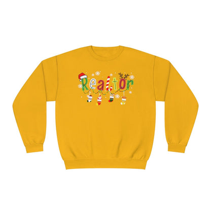 Realtor Christmas Sweatshirt - Sweatshirt | ShirtyAgents